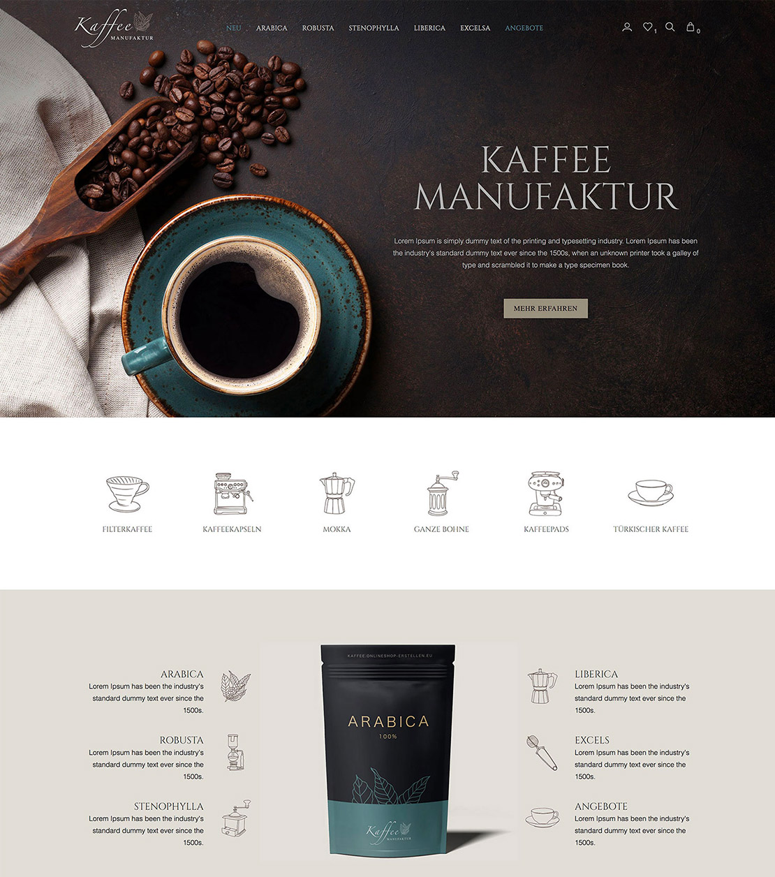 kaffee-onlineshop-erstellen